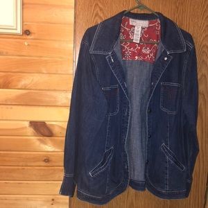 Vintage Sag Harbor western style Jean Jacket 18w

#Vintagevibes